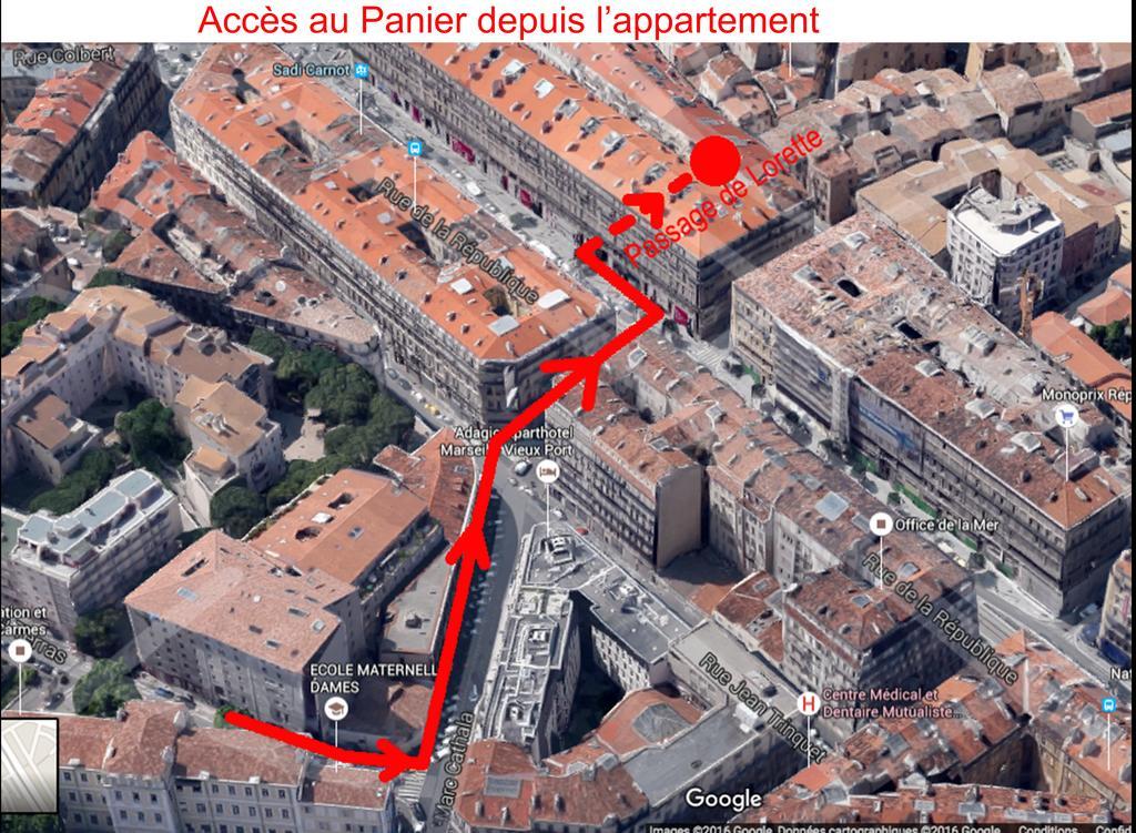 La Butte Des Carmes - 3Mn Du Panier Apartment Marseille Bagian luar foto